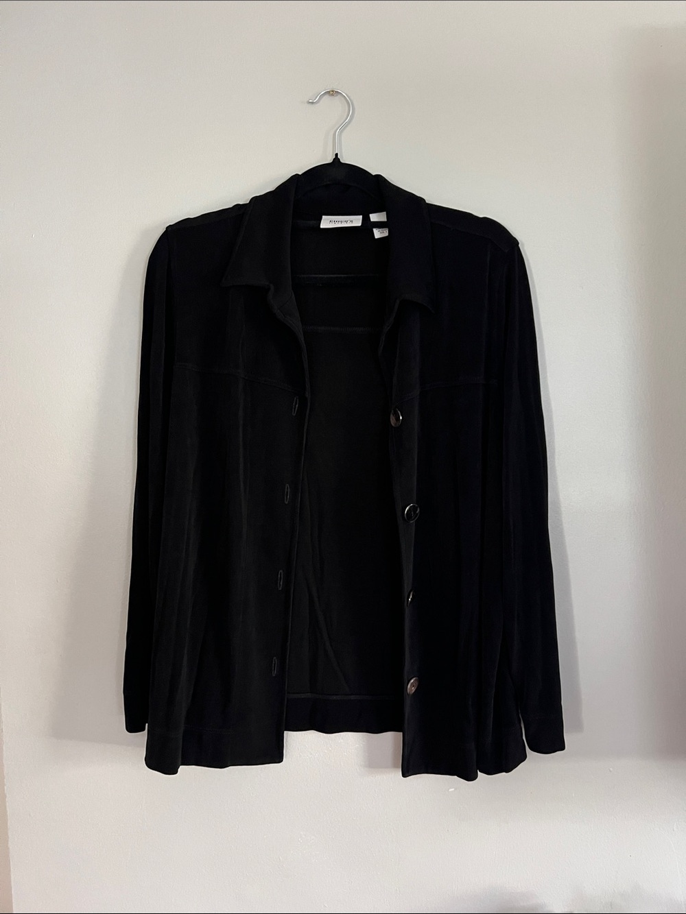 Black Button-Up long sleeve top